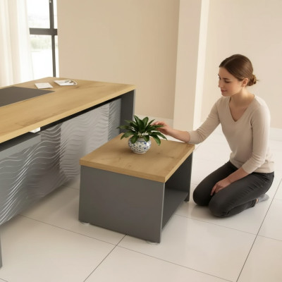 Moderne bruine bijzettafel salontafel luxe designer inrichting