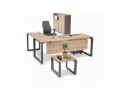 Exclusieve kantoormeubelen Hoekbureau Commode Salontafel 2x Archiefkasten