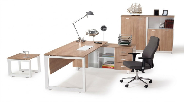 Kantoor meubels bureau archiefkast salontafel 4-delig set inrichting