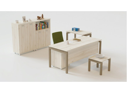 Kantoormeubelen bureau ladekast console tafel salontafel 2x archiefkast