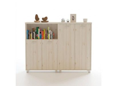 Houten archiefkast Moderne kantoormeubels Wit Documenten kast Ladenkast