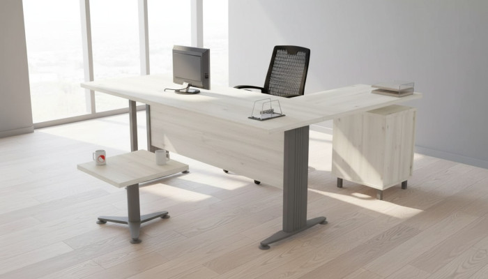 Luxe bureau lade salontafel 3-delige set meubilair tafel hout