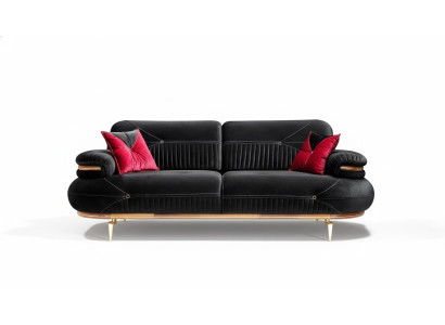 Exclusieve 3-zitsbank modern nieuw textieldesign woonkamer