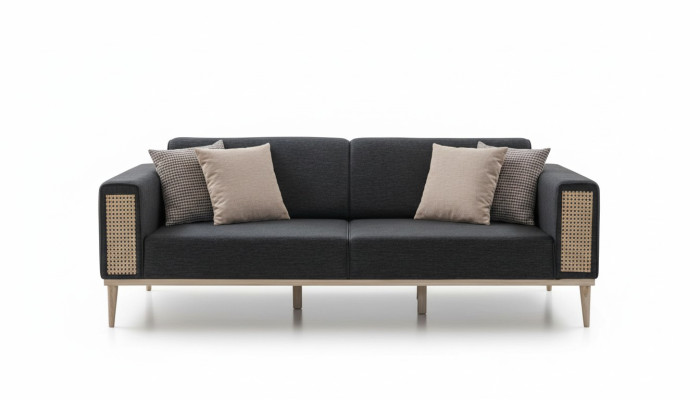 Bankstel 3-zits Hoogwaardig design moderne stoffen bank Woonkamer