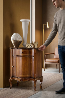 Klassieke bruine commode slaapkamer meubels ontwerper bijzettafel