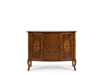 Klassieke bruine luxe woonkamer commode opbergconsole meubels nieuw