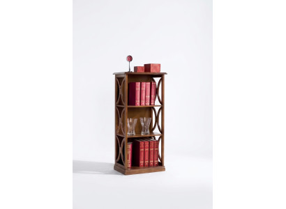 Klassieke bruine boekenplank kast kast woonkamer meubels stijlvol.