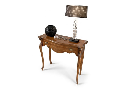 Bruine luxe consoletafel met lade Houten meubels Slaapkamerontwerp Nieuw