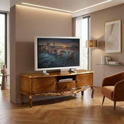 Exclusief tv-meubel hout klassieke kast sideboard lowboard meubels