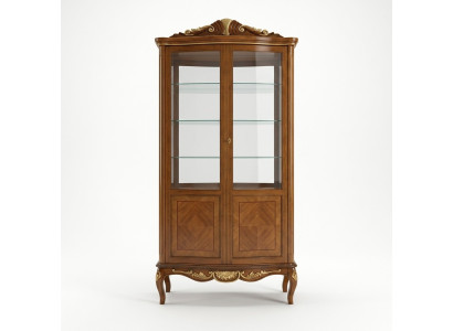 Luxe vitrine Exclusieve meubels Kast Vitrines Glas Hout Kasten
