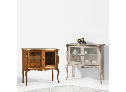 Klassieke luxe vitrinekast woonkamer houten meubels displaykast designmeubelen