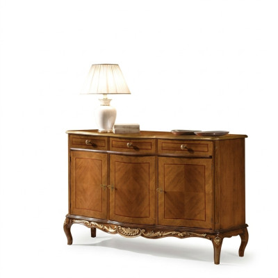 Klassieke bruine woonkamermeubels van hoge kwaliteit dressoir commode sideboards.