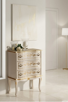 Klassieke witte ladekast houten meubilair woonkamer opbergkast nieuw