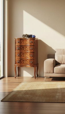 Klassieke Vierdeurs commode bruin houten meubels woonkamer nieuw modern