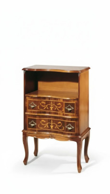 Klassieke Bruine Commode 2 Laden Luxe Houten meubels Woonkamer Nieuw