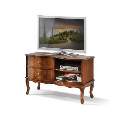 Klassieke ontwerper tv-standaard Luxe dressoir Lage kast Woonkamer Bruin