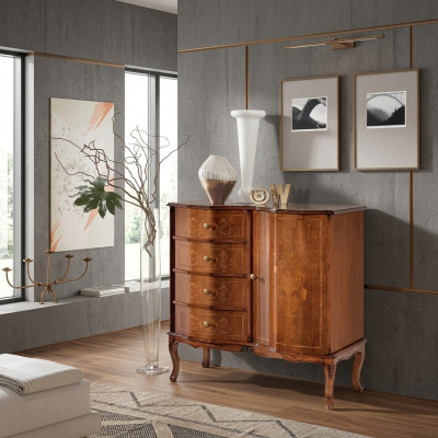Klassieke ladenkast Luxe opbergconsole met ladenontwerp