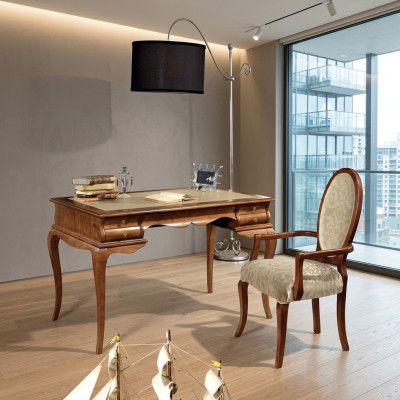 Elegant bureau set bruine stoel meubels van hoge kwaliteit