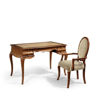 Elegant bureau set bruine stoel meubels van hoge kwaliteit