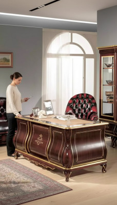 Hoogwaardig bureau voor thuiskantoor Klassiek meubilair Tafel Tafels