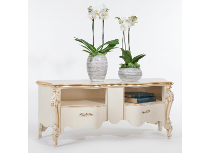 TV-meubel Dressoir tv-meubel Houten tafel Klassiek design Lowboard Planken