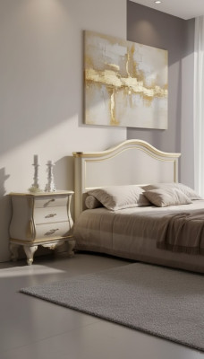Moderne Designer nachtkastje van wit hout in de slaapkamer klassieke meubels