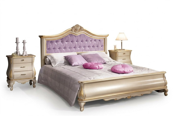 Bedontwerp Luxe Chesterfield Tweepersoonsbed voor Slaapkamer Houten Meubels Bed