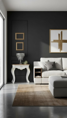 Nachtkastje Luxe witte slaapkamermeubelen exclusief ontwerp