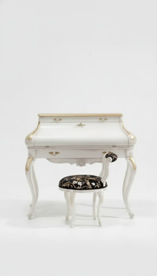 Make-up tafel wit Luxe console dressoir Hout klassiek ontwerp