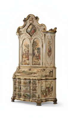 Luxe klassieke dressoirkasten ladekast vitrine houten meubels buffetkast