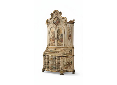 Luxe klassieke dressoirkasten ladekast vitrine houten meubels buffetkast