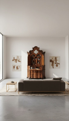 Klassieke luxe dressoirs kasten ladenkasten houten kast buffetten
