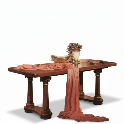 Eettafelontwerp meubels eetkamertafel luxe Italiaanse stijl inrichting