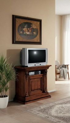 RTV Kast Klassieke houten tv-kast Woonkamer rtv Dressoir Ladekast