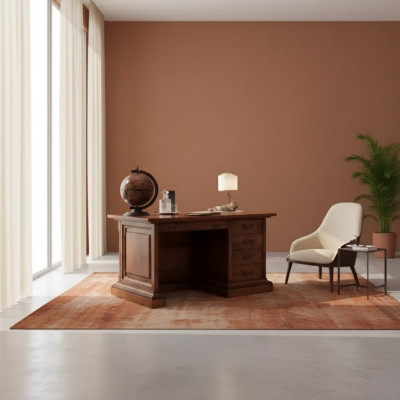 Klassiek bureau Luxe kantoormeubilair Houten meubels Tafel Meubels