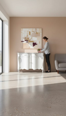 Klassiek dressoir houten sideboard kast kasten Italiaanse meubels nieuw