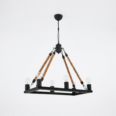Plafondlamp kroonluchter plafondlamp lampen zwart modern