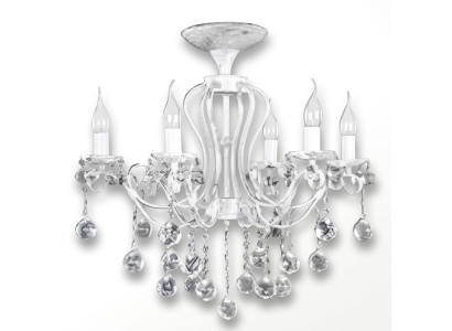 Luster Kristal Plafondlamp Kroonluchter Plafonnière Lampen Wit