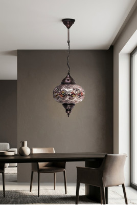 Plafondlamp kroonluchter kroonluchter hanglamp lampen glas zilver nieuw