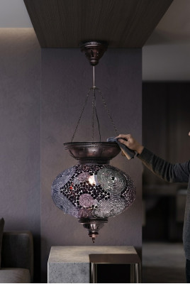 Kroonluchter lampen plafondlamp kroonluchter plafondlamp glas zilver nieuw