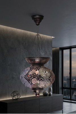 Kroonluchter lampen plafondlamp kroonluchter plafondlamp glas zilver nieuw