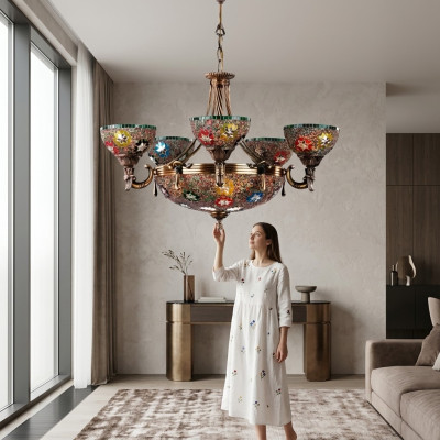 Plafondlamp kroonluchter hanglampen glaslamp lampen verlichting