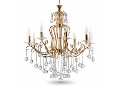 Luxe plafondlamp kroonluchter plafondlamp kristal goud