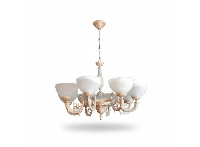 Kroonluchter Plafondlamp Kroonluchter Plafondlamp Lampen Glas Beige Kunst
