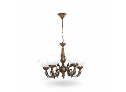 Plafondlamp Kandelaar Hanglamp Antieke Kroonluchter Lamp Glas Goud