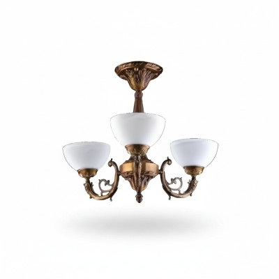 Kroonluchter plafondlamp kroonluchter antieke lamp glas goud
