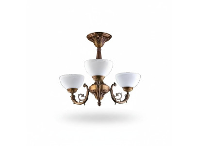 Kroonluchter plafondlamp kroonluchter antieke lamp glas goud