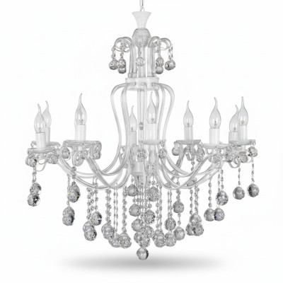 Luxe plafondlamp kroonluchter hanglamp kristal zilver