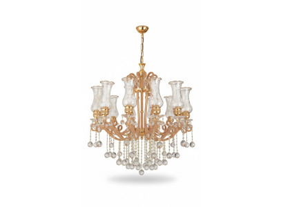 Luxe plafondlamp luchter kroonluchter plafonnière kristal goud