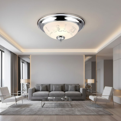 Lampen kroonluchter plafondlamp kroonluchter plafondlamp zilver glas nieuw